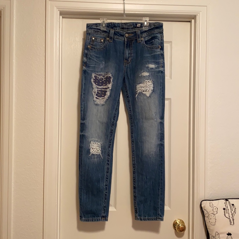 MissMe Boyfriend Ankle Jeans